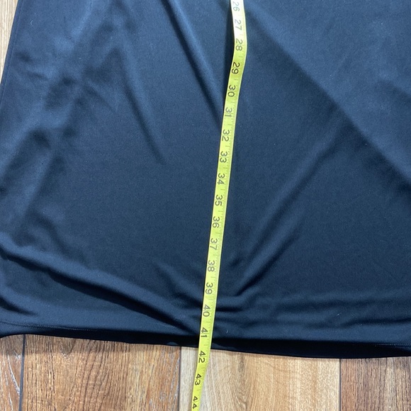 Isaac Mizrahi for Target Black V Neck Button Wrap Dress Size Medium - Picture 10 of 12